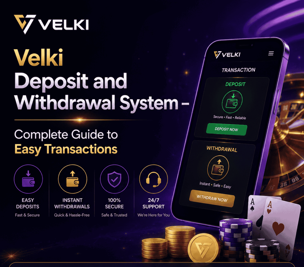 Velki Deposit and Withdrawal System – Complete Guide to Easy Transactions